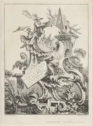 Frontispiece for Book 4, in Eight Books of Ornament